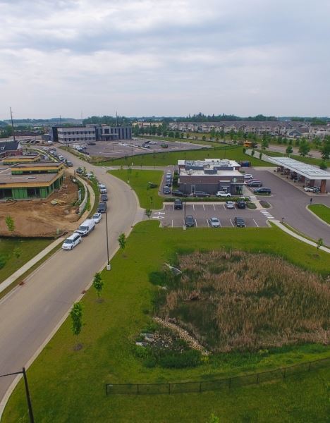 Parking Lot and Grass